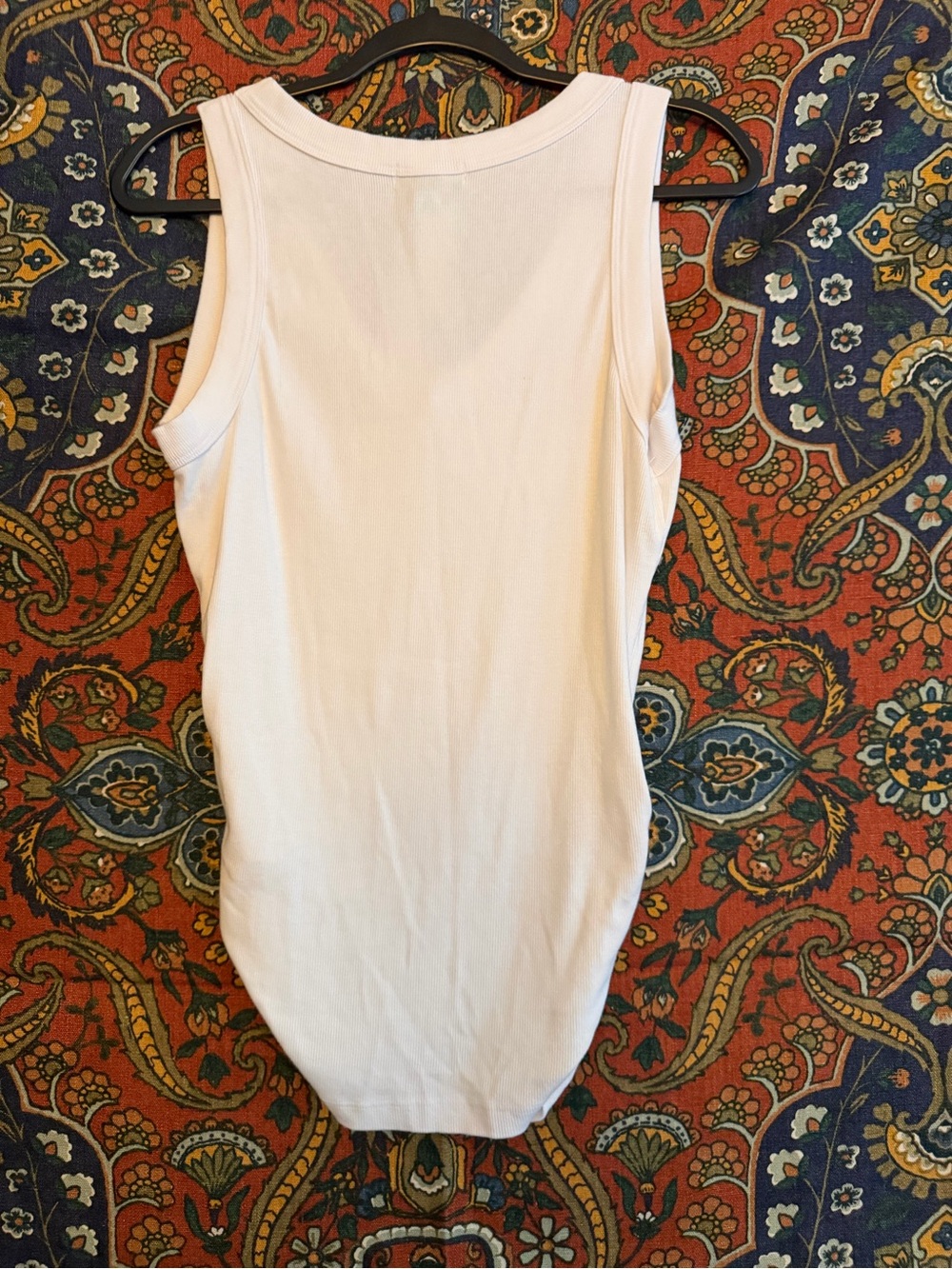 Michael Stars White V-Neck Ribbed Tank - Picture 3 of 9